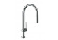 Kitchen faucet Hansgrohe Talis M54 220 1jet, standing, obracana spout, Steel Szlachetna Finish