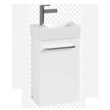 Cabinet vanity Villeroy&Boch Avento, 34x20cm, hinges on the left, Crystal White