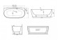 Bathtub freestanding wallmounted Polimat