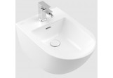 Wall hung bidet Villeroy&Boch Antao, 56x37 cm, with one hole, with coating CeramicPlus - white