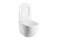 Wall-hung wc SILENT POWER™ Omnires Ottawa,with soft-close WC seat, 49x37cm, white shine