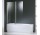 Parawan nawannowy Novellini Aurora 2 - 120x150 cm, white profile, glass Aqua