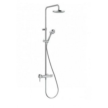 Shower set Kludi Logo Shower Duo, Thermostatic shower mixer, chrome