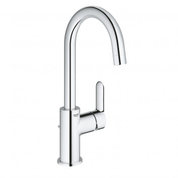 Washbasin faucet Grohe BauEdge, standing, height 180mm, 5,7 l/min, chrome