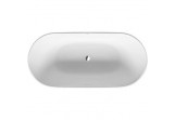 Bathtub freestanding Duravit Luv, 160x75cm, oval - white