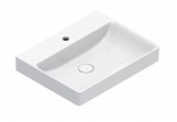 Washbasin rectangular Catalano Green 60x47 cm, with tap hole, without overflow - white shine