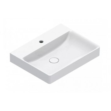 Wall-hung washbasin lub vanity Catalano New Green 80x47 cm, bez otworów na baterię, without overflow - white 