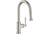 Kitchen faucet Axor Montreux, wys. 39,6 cm, single lever, with pull-out spray, DN15, chrome- sanitbuy.pl