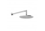 Overhead shower Gessi Anello, round, 218mm, regulowana, with arm ściennym 343mm, chrome