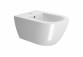 Wall hung bidet GSI Pura 50x36 cm, with coating ExtraGlaze - white