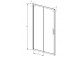 Door shower 140cm, Radaway Alienta DWJ, glass transparent, profil chrome