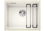  zlewozmywak granitowy for built-in Blanco Etagon 8 78x51cm, z automatycznym korkiem,white