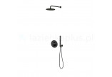 Set bath-prysznicowy concealed thermostatic, Olten Katla, black mat