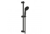 Set with bar shower Grohe Vitalio Start 100, 2 strumienie - black mat