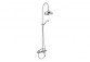 Shower column Giulini Giovanni Praga, mixer, overhead shower round 200mm, handshower with hose, chrome