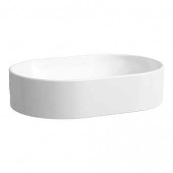 Washbasin ścienno-countertop 700 x 465 mm with tap hole white Laufen Pro S, H8169670001041