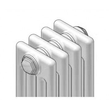 Grzejnik Zehnder Charleston model 5200 - wys. 200 cm szer. 32,2 cm - white