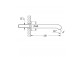 Spout bath Grohe Essence, wall mounted, 221mm, chrome