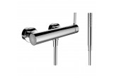 Mixer shower Laufen Kartell by Laufen, wall mounted with shower set - chrome