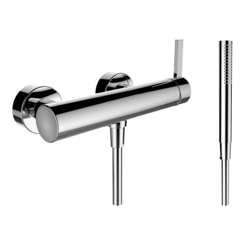 Washbasin faucet Laufen Kartell by Laufen, two-handle concealed, długość wylewki 175 mm - chrome