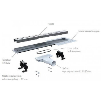 Prysznicowy drainline Radaway [85 cm]