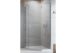 100x100 door left, glass transparent, Radaway ESSENZA PTJ - Chrome