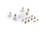 Set trójosiowy thermostatic kątowy Terma Vision All In One, prawy - white shine