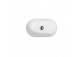 Washbasin 60 cm countertop Cersanit Caspia Oval white 