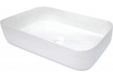 Ceramic washbasin Deante Hiacynt New 50x36 cm, countertop, without overflow - white