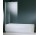 Parawan Novellini Aurora 5 1-częściowy stały - 80x150H cm, white profile, transparent glass 