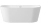 Bathtub acrylic Deante Silia 160x75 cm corner/freestanding left - white