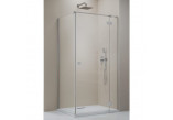 Side panel S1 70 Radaway Essenza New Black KDJ 66.7-68.2-200cm, profil black, glass transparent