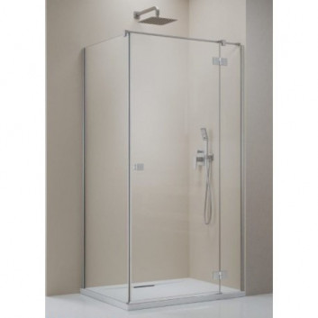Side panel S1 70 Radaway Essenza New Black KDJ 66.7-68.2-200cm, profil black, glass transparent