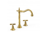 Washbasin faucet Tres-Clasic Color standing, two-handle - brass antyczny