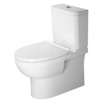 Bowl toilette hanging Compact Duravit Rimless DuraStyle - white with coating WonderGliss
