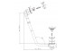 Siphon wannowy klik-klak Besco, z overflow, black