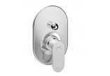 Single lever washbasin faucet Hansgrohe Rebris S 110 CoolStart with pop-up waste with pull-rod - chrome