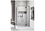 Side panel S1 70 Radaway Essenza New Black KDJ 66.7-68.2-200cm, profil black, glass transparent