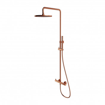 Shower system wall mounted, Omnires Y- Miedź 
