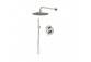 Shower set Vema Maira, concealed, 2 wyjścia wody, overhead shower round 20cm, chrome