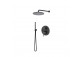 Shower set Vema Maira, concealed, 2 wyjścia wody, overhead shower round 20cm, chrome