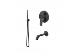 Shower set Vema Slate, concealed, 2 wyjścia wody, with spout 17cm, chrome