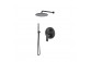 Shower set Vema Timea, concealed, 2 wyjścia wody, overhead shower 20cm, chrome
