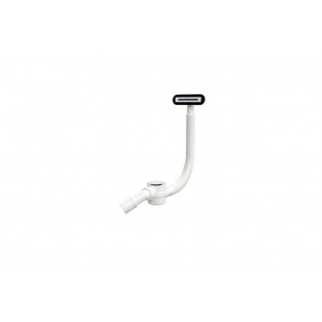 Siphon wannowy z overflow, EXCELLENT Moli - chrome 