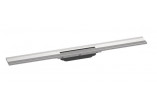 External part odpływu Hansgrohe RainDrain Flex, 80 cm, montaż przy ścianie - black mat
