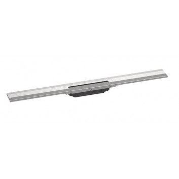 External part odpływu Hansgrohe RainDrain Flex, 80 cm, montaż przy ścianie - black mat