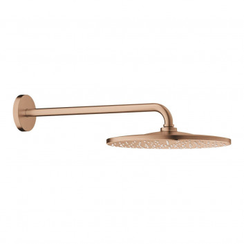 Overhead shower Grohe Rainshower Smartactive 310, arm ceiling 142mm, 2 strumienie, cool sunrise