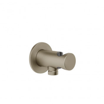 Shut-off valve Gessi Anello, with handle - Copper Brushed PVD
