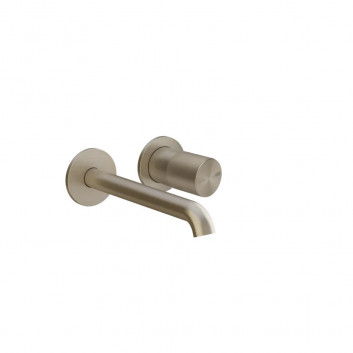 Shower mixer Gessi Habito thermostatic 2-drożna external part - Finox Brushed Nickel