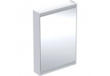 Cabinet with mirror z ComfortLight i dwojgiem door, montaż wall mounted, height 90 cm, Geberit ONE - Aluminium anodyzowane 